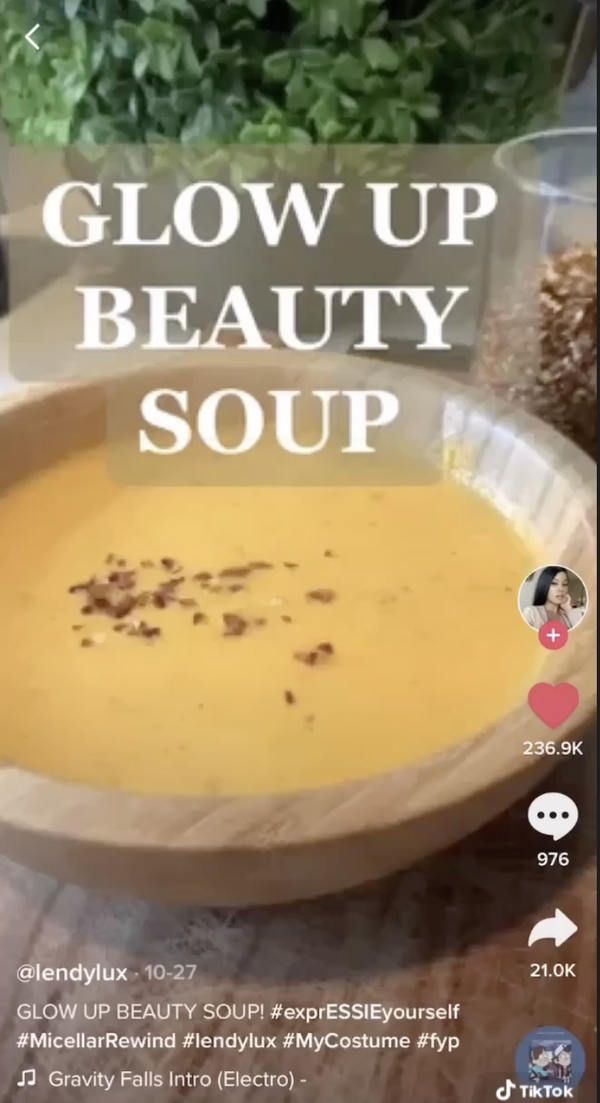 Carrot Coconut Milk Soup with Original Crush