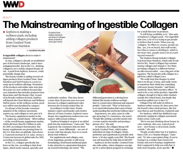 "The Mainstreaming of Ingestible Collagen" | WWD