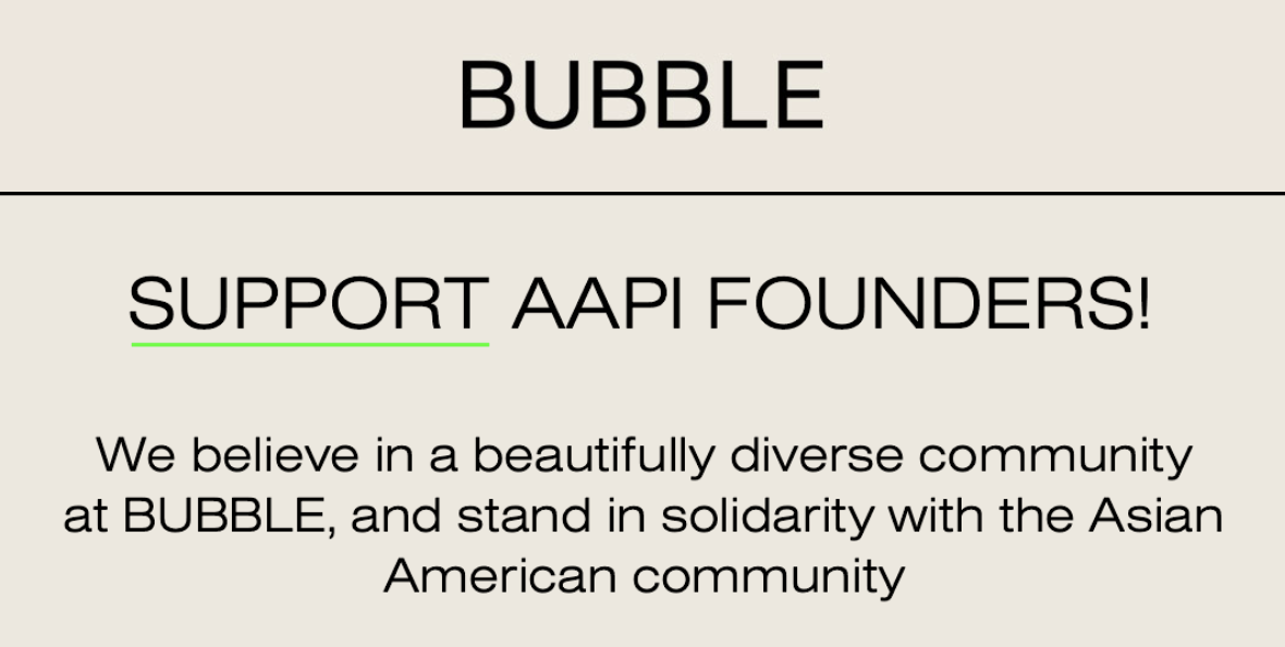 Bubble | AAPI Founders Spotlight