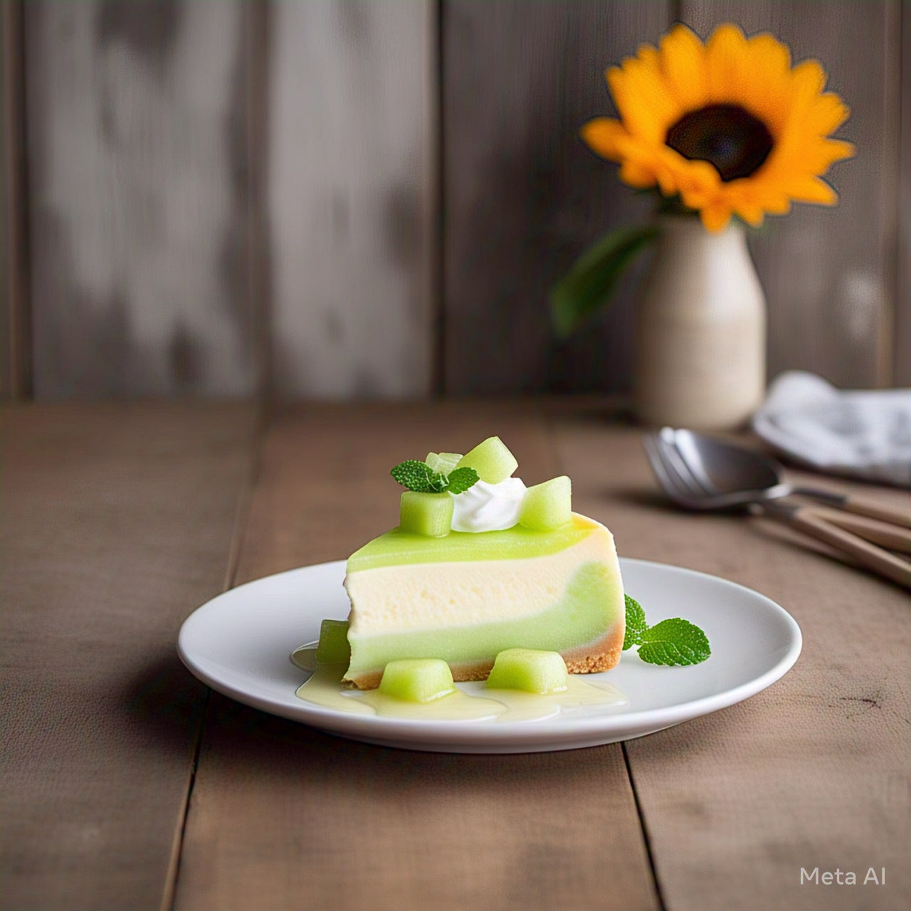 Honeydew Collagen Cheesecake (No-Bake)